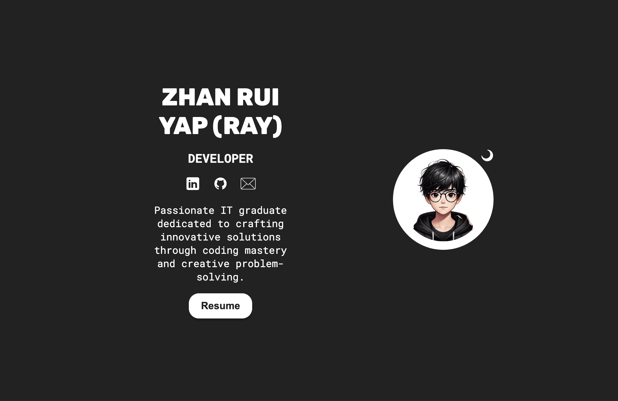 Personal Portfolio Website v1